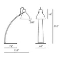 Load image into Gallery viewer, Laito Wood Table Lamp - Diagram