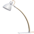 Load image into Gallery viewer, Laito Wood Table Lamp - Matte White Finish
