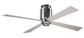 Load image into Gallery viewer, Lapa Flush Ceiling Fan - Nickel (No Light)