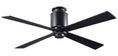 Load image into Gallery viewer, Lapa Flush Ceiling Fan - Black (No Light)