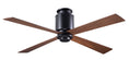 Load image into Gallery viewer, Lapa Flush Ceiling Fan - Mahogany (No Light)