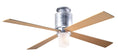 Load image into Gallery viewer, Lapa Flush Ceiling Fan - Maple (LED Light)