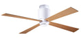Load image into Gallery viewer, Lapa Flush Ceiling Fan - Maple (No Light)