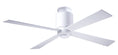 Load image into Gallery viewer, Lapa Flush Ceiling Fan - White (No Light)