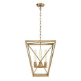 Load image into Gallery viewer, Lattice Pendant - Vintage Brass Finish