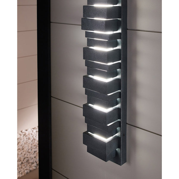 Ledgend LED Tall Outdoor Wall Sconce - Detail