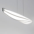 Load image into Gallery viewer, Lenis LED Linear Suspension Light- Dark Stained Walnut Finish