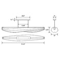 Load image into Gallery viewer, Lenis LED Linear Suspension Light - Diagram
