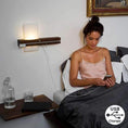 Load image into Gallery viewer, Levo LED Bedside Sconce and Reading Light w/ USB Charger - Display