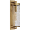 Load image into Gallery viewer, Liaison Large Bracketed Outdoor Wall - Antique Burnished Brass Finish