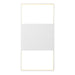 Light Frames 14" Up Down Outdoor LED Wall Sconce - White