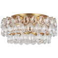 Load image into Gallery viewer, Liscia Medium Flush Mount - Gild Finish