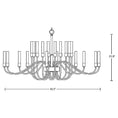 Load image into Gallery viewer, Lisse 20 Light Chandelier - Diagram