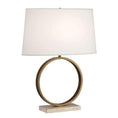 Load image into Gallery viewer, Logan Table Lamp - Aged Brass/White Shade