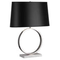 Load image into Gallery viewer, Logan Table Lamp - Polished Nickel/Black Shade