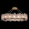 Load image into Gallery viewer, Lunea Linear Suspension - Gold Leaf Finish