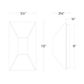 Load image into Gallery viewer, Maglev LED Outdoor Wall Sconce - Diagram