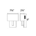 Load image into Gallery viewer, Manhattan Wall Sconce - Diagram