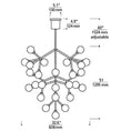 Load image into Gallery viewer, Mara Grande LED Chandelier - Diagram