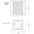 Load image into Gallery viewer, Mavis LED Outdoor Wall Sconce - Diagram