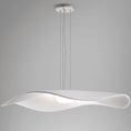 Load image into Gallery viewer, Mediterrania Small LED Pendant - White Ribbon Finish