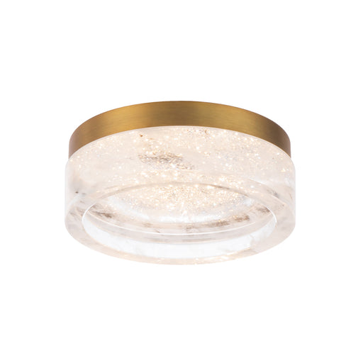 Melange LED Flush Mount - Aged Brass Finish