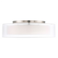 Load image into Gallery viewer, Metropolis 24" LED Semi Flush Mount - Brushed Nickel Finish