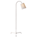 Mia Floor Lamp - Polished Nickel