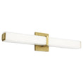 Load image into Gallery viewer, Milan Bathroom Vanity Light - Natural Brass Finish
