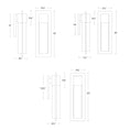 Load image into Gallery viewer, Mist LED Outdoor Wall Sconce - Diagram
