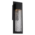 Load image into Gallery viewer, Mist Medium LED Outdoor Wall Sconce - Black Finish