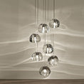Load image into Gallery viewer, Mizu 7 Light Pendant - Clear Crystal