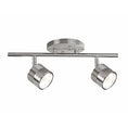 Load image into Gallery viewer, Modern LED Single Fixed Track Fixture - Brushed Nickel/2 Light