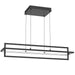 Mondrian 35" LED Linear Suspension - Black Finish