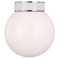 Load image into Gallery viewer, Monroe Globe Flushmount - Polished Nickel