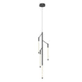 Load image into Gallery viewer, Motif Large LED Foyer Pendant - Black Finish