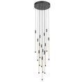 Load image into Gallery viewer, Motif Medium LED Multi Light Pendant - Black Finish