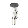 Load image into Gallery viewer, Motif Small LED Multi Light Pendant - Black Finish