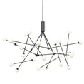 Load image into Gallery viewer, Moto Large LED Chandelier - Black Finish