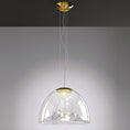 Load image into Gallery viewer, Mountain View Pendant Light - Crystal/Gold Finish