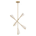 Load image into Gallery viewer, Mulberry LED Chandelier - Brushed Gold
