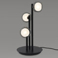 Load image into Gallery viewer, Nabila Table Lamp - Matte Black/Black Chrome Finish