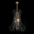 Load image into Gallery viewer, Newton Down Pendant 912840 - Gold Leaf Finish