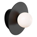 Load image into Gallery viewer, Nodes Large Angled Sconce - Midnight Black Finish