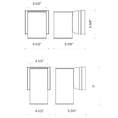 Load image into Gallery viewer, Nordic Outdoor Wall Sconce - Diagram