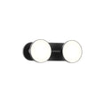 Load image into Gallery viewer, Novel 2-Light LED Bath Bar - Black Finish