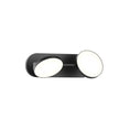 Load image into Gallery viewer, Novel 2-Light LED Bath Bar - Black Finish