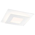 Load image into Gallery viewer, Offset Square LED Flush Mount - Textured White