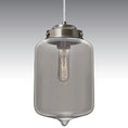 Load image into Gallery viewer, Olin Mini Pendant Light Smoke/Satin Nickel
