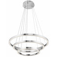 Load image into Gallery viewer, Opus LED 3-Tier Pendant - Chrome